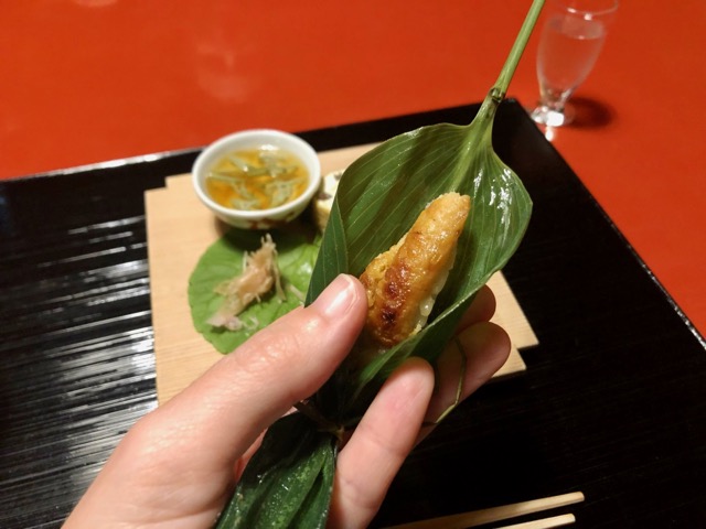Ginger and Miso Black Cod in Banana Leaves