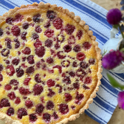 Murren raspberry tart