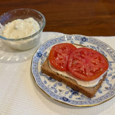 Homemade mayonnaise